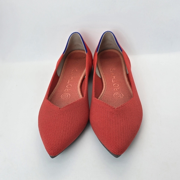 ROTHY'S Poppy Red Flats 6.5 - Picture 7 of 8